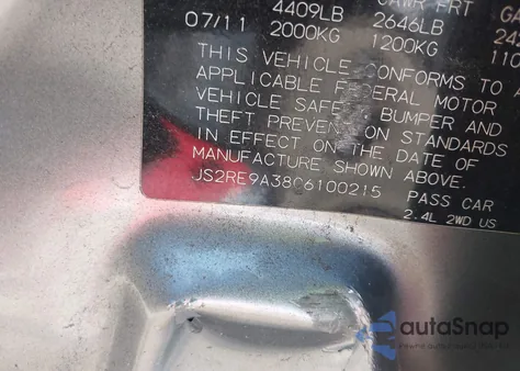 2012 Suzuki Kizashi Se from USA, damaged, VIN JS2RE9A38C6100215